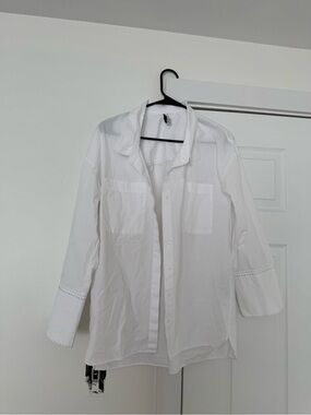 Classic White Button-Down Shirt - Women’s
